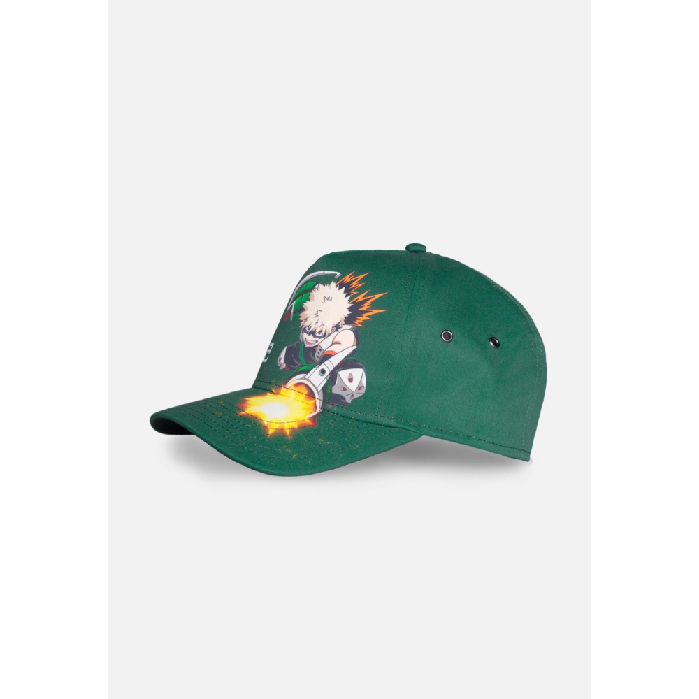 My Hero Academia - Katsuki Bakugo Casquette Snapback - Vert
